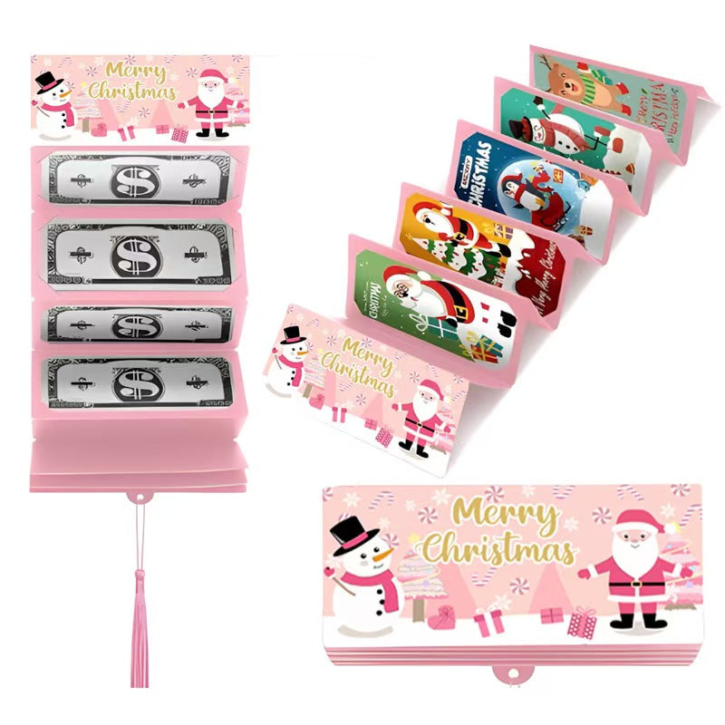 Christmas Cash Pull Gift Card | Creative Christmas Card Set Perfect for gifts, parties, and holiday surprises — easily create a joyful Christmas atmosphere!