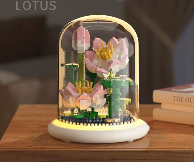  Flower Bouquet Building Set Flowers Botanical Collection for Home Decor