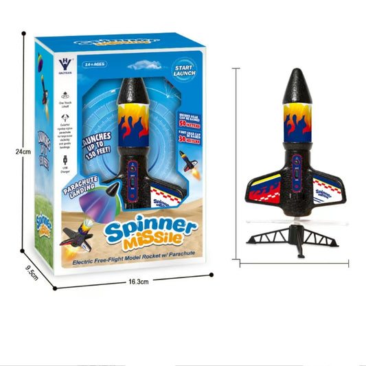 Rocket Launcher, 200 Feet of Flight Altitude, Model Rocket Kits with Launch Set, Ultra-high Flying Rocket, Rocket Toy, Outdoor Toys for Ages 8-13, Birthday Gift for Kids Boys & Girls