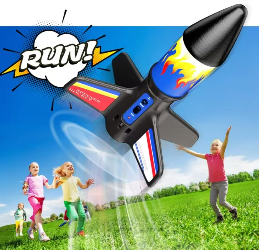 Rocket Launcher, 200 Feet of Flight Altitude, Model Rocket Kits with Launch Set, Ultra-high Flying Rocket, Rocket Toy, Outdoor Toys for Ages 8-13, Birthday Gift for Kids Boys & Girls