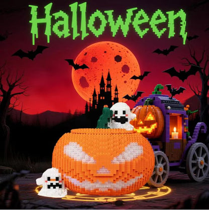 Halloween Ghost Scene Mini-Brick Set — the top choice for Halloween gifting.（3000+pcs)