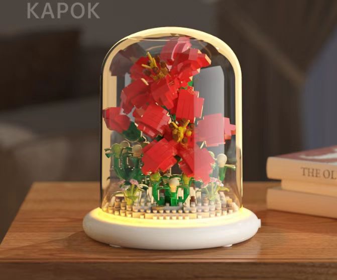  Flower Bouquet Building Set Flowers Botanical Collection for Home Decor