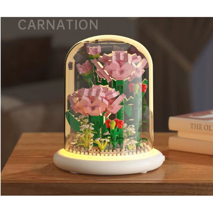  Flower Bouquet Building Set Flowers Botanical Collection for Home Decor