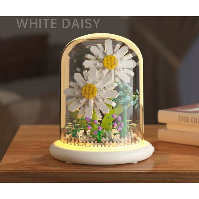  Flower Bouquet Building Set Flowers Botanical Collection for Home Decor