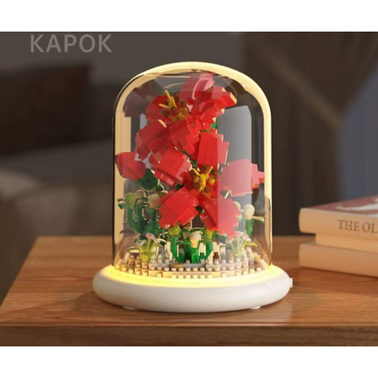  Flower Bouquet Building Set Flowers Botanical Collection for Home Decor