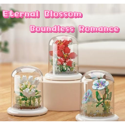  Flower Bouquet Building Set Flowers Botanical Collection for Home Decor